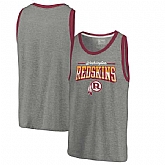 Washington Redskins NFL Pro Line by Fanatics Branded Throwback Collection Season Ticket Tri-Blend Tank Top - Heathered Gray,baseball caps,new era cap wholesale,wholesale hats
